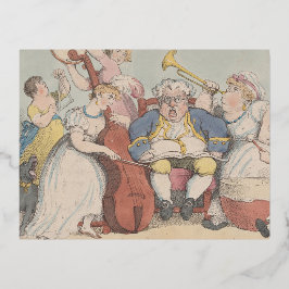 Música - Postales de Relieve metalizado