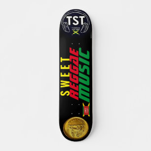 MÚSICA REGGAE DULCE  JMT 7 3/4" Deck de Skateboard