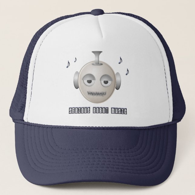 Música robótica seria - gorra (Anverso)