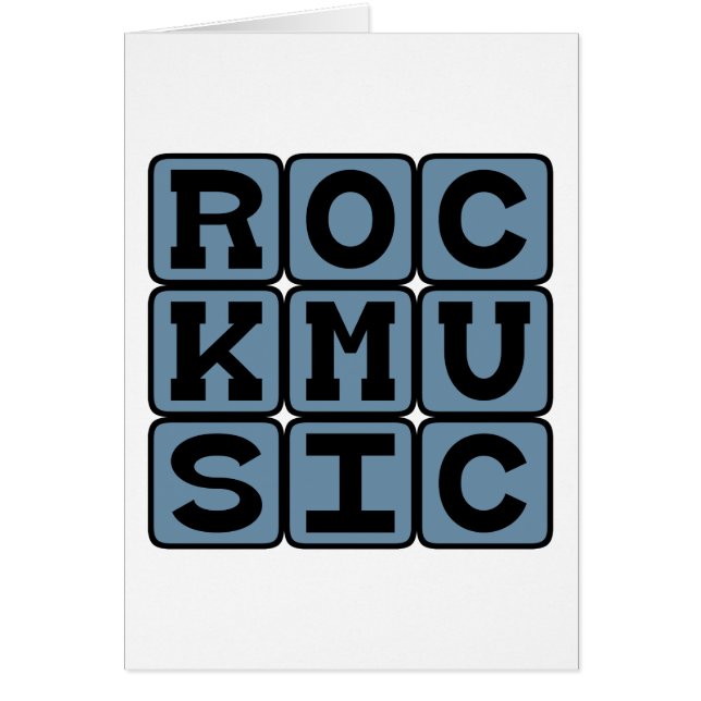 Música Rock, Género Musical (Frente)