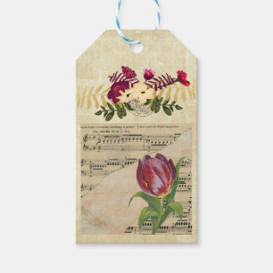 Música victoriana antigua Romance Tulips Etiqueta