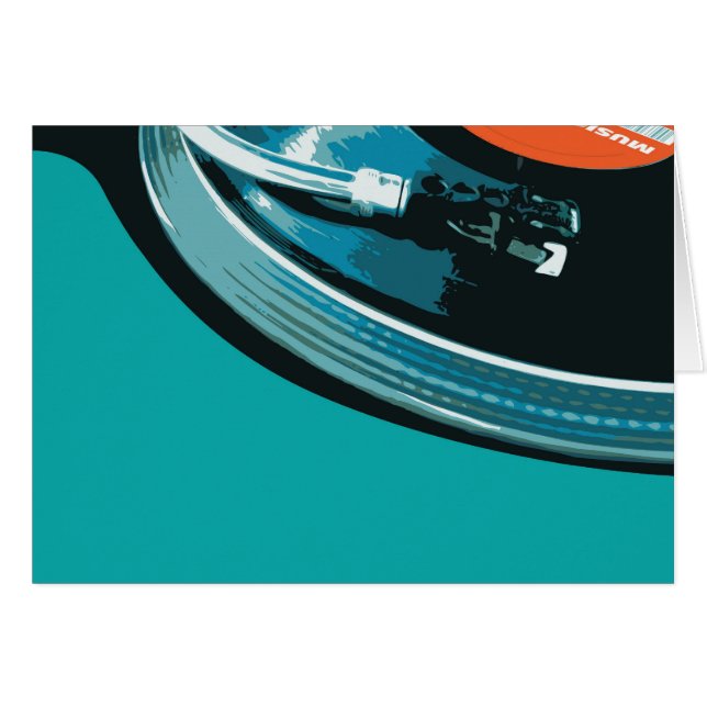 Música vinílica girable (Anverso (Horizontal))