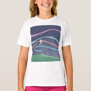 Música y camiseta melódica