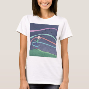 Música y camiseta melódica