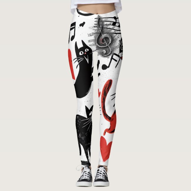 Musical Cat Leggings (Anverso)