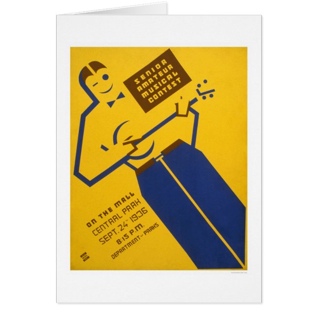 Musical del Central Park WPA 1936 (Frente)