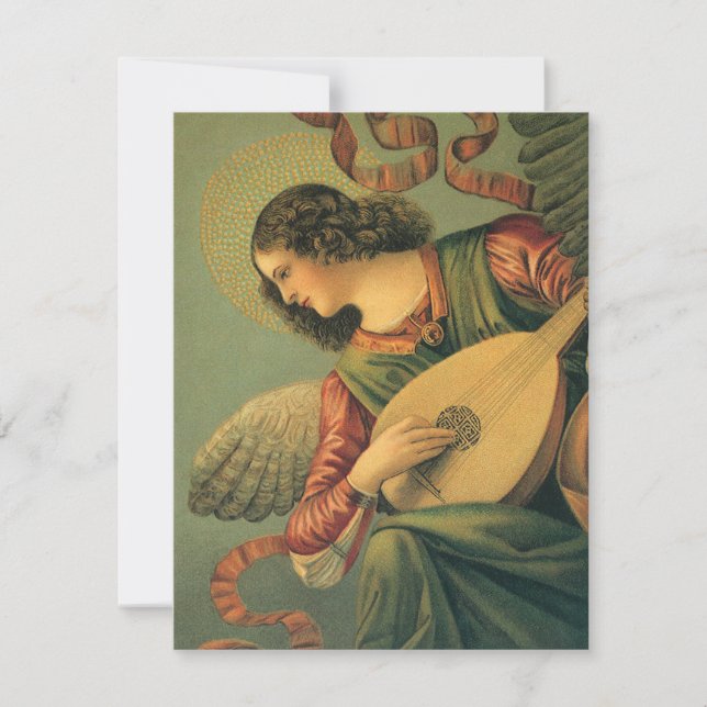 Músico Ángel, Melozzo da Forli, arte renacentista (Anverso)