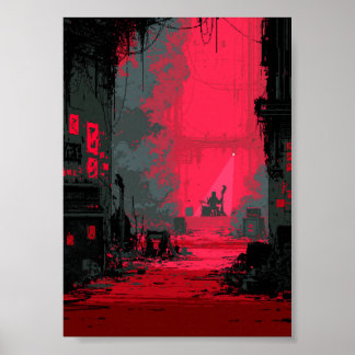 Músico de Arte Retro Pixel Actuando