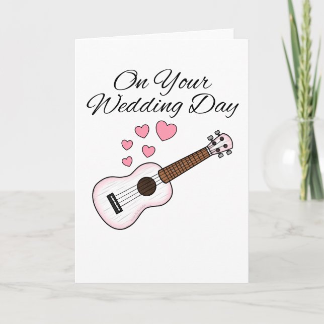 Músico de Uke, jugador de la tarjeta Boda de Ukule (Anverso)