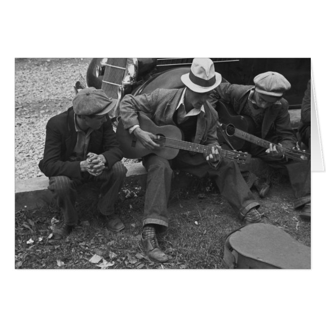 Músicos de la calle, Maynardville, Tennessee, 1935 (Anverso (Horizontal))