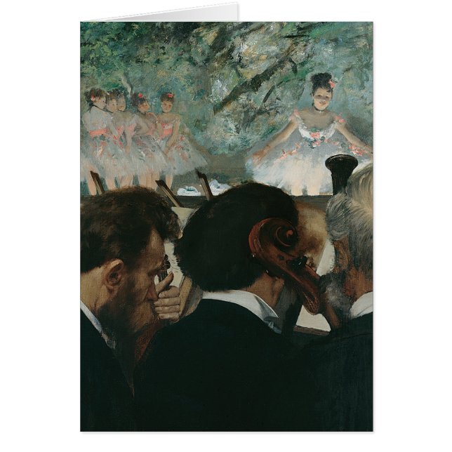 Músicos de la orquesta de Edgar Degas el | (Frente)