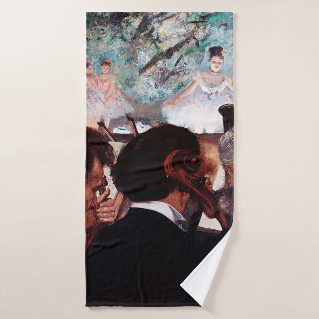 Músicos de orquesta, Edgar Degas (Toalla de baño)