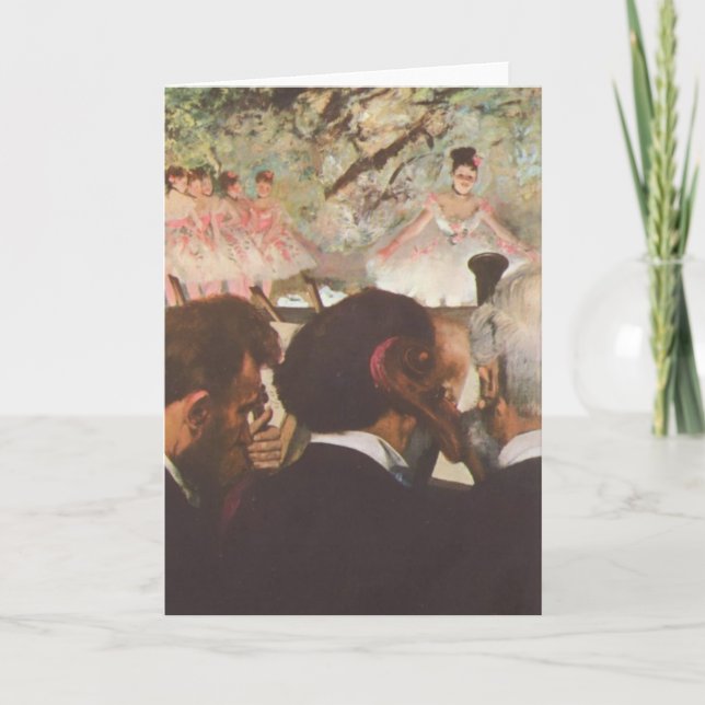 Músicos en la orquesta por la tarjeta de Edgar (Anverso)