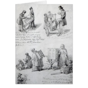 Músicos en las calles de Londres, 1841-43