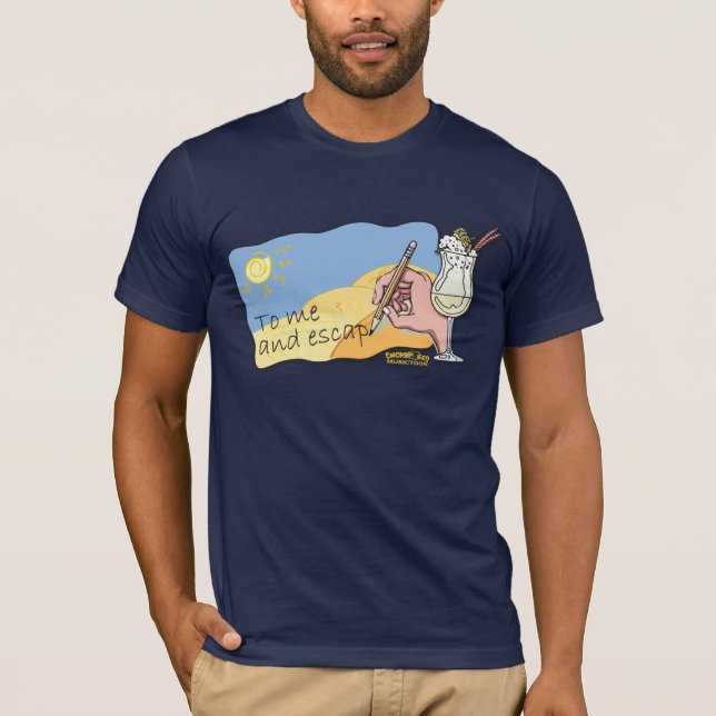 MusicToon: Canción de Pina Colada: Camiseta (Anverso)