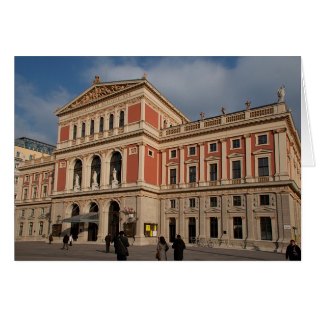 Musikverein, Wien Österreich (Anverso (Horizontal))