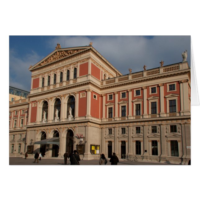 Musikverein, Wien Österreich (Anverso (Horizontal))
