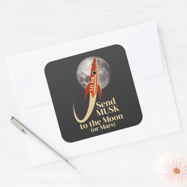 Musk Pegatina (Sobre)