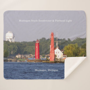 Muskegon South Bkw & Pierhd Luces sherpa manta