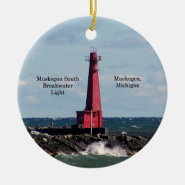 Muskegon South Breakwater Ornamento ligero