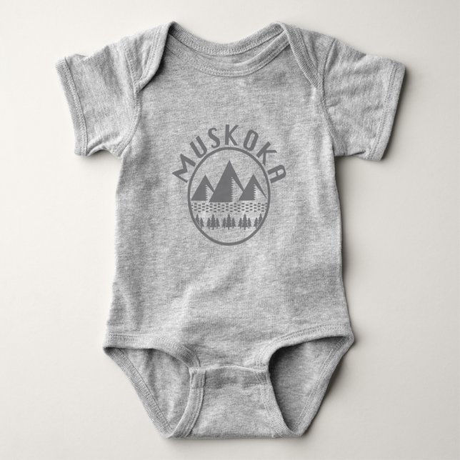 Muskoka Design - Baby Jersey Bodysuit (Anverso)