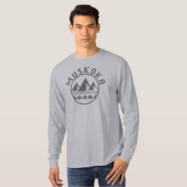 Muskoka Design - Camiseta básica de manga larga