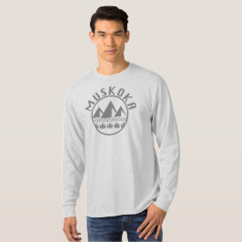 Muskoka Design - Camiseta básica de manga larga
