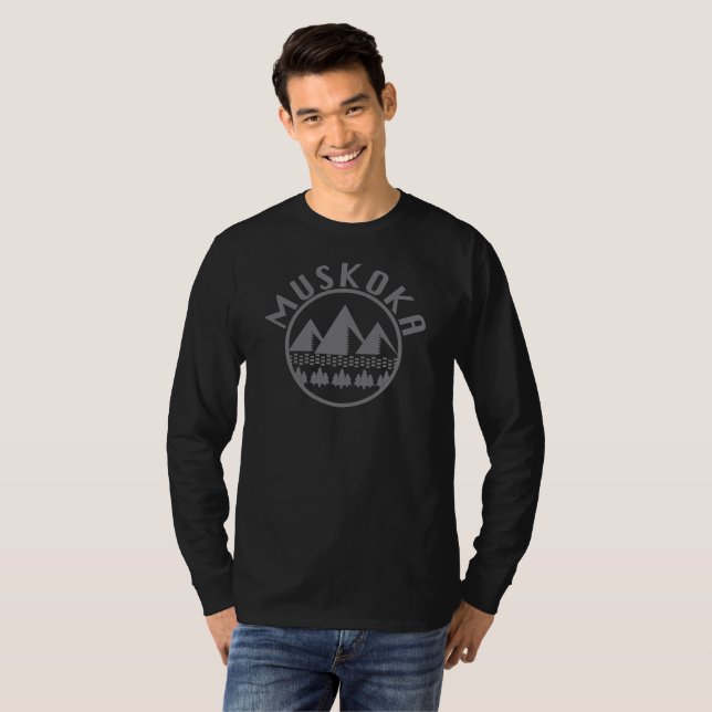 Muskoka Design - Camiseta básica de manga larga (Anverso completo)