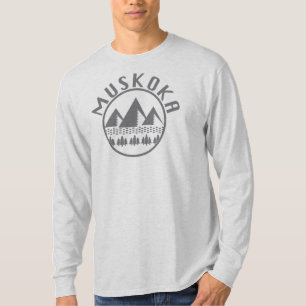Muskoka Design - Camiseta básica de manga larga