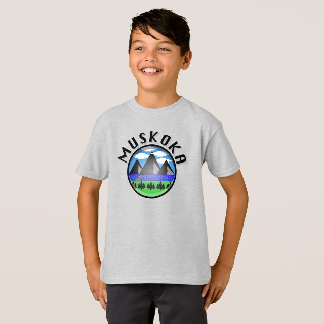 Muskoka Design (Versión 2) - Camiseta básica para  (Anverso completo)