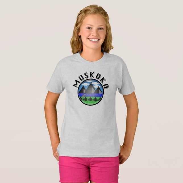 Muskoka Design (Versión 2) - Camiseta básica para  (Anverso completo)