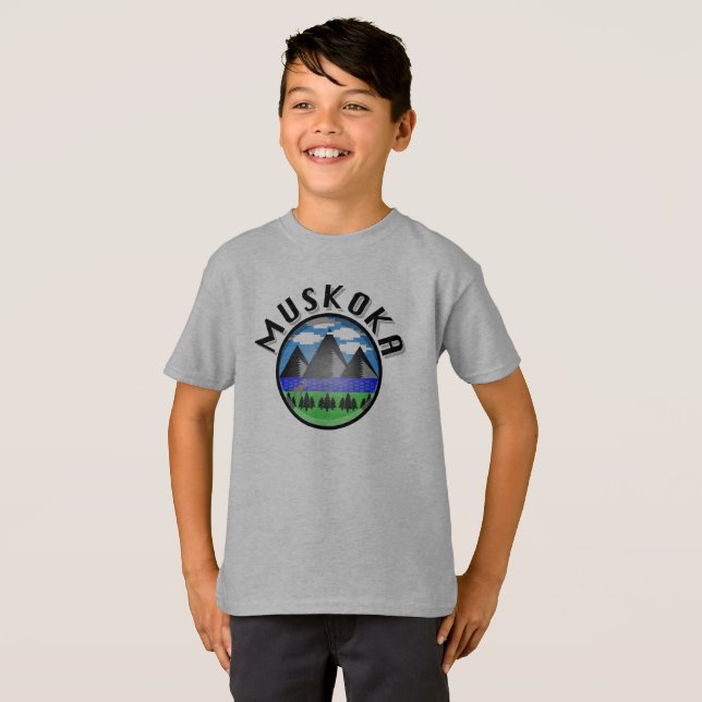 Muskoka Design (Versión 2) - Camiseta básica para  (Anverso completo)
