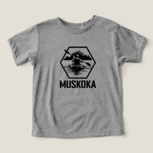 Muskoka Ontario Kayaker - Bella+Canvas Toddler Tri