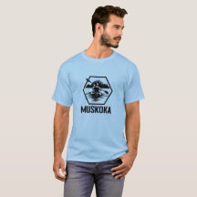 Muskoka Ontario Kayaker - Camiseta básica masculin
