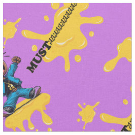 Mustaaaaard Tela de algodón púrpura cerca del pati