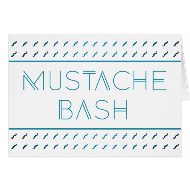 Mustache Bash Metro (Anverso (Horizontal))