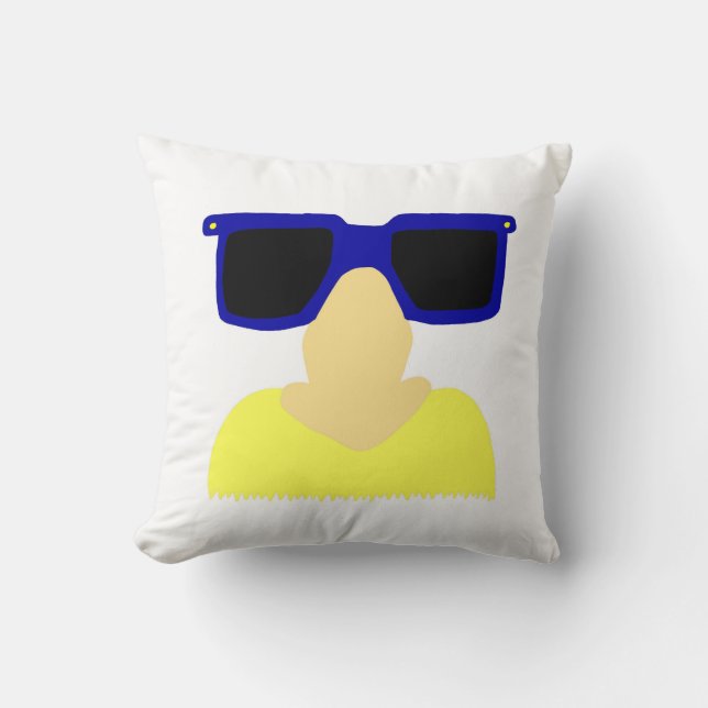 Mustache Incognito y Almohada de Glass (Anverso)