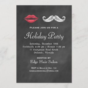 Mustache & Lips Invitación a la fiesta corporativa