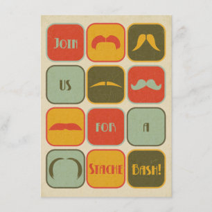 Mustache Mustache 40ª invitación a la fiesta de cu