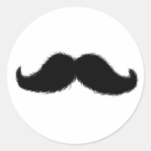 Mustache pegatina