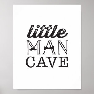 Mustache Pequeño Hombre Cave Niño Nursera Arte