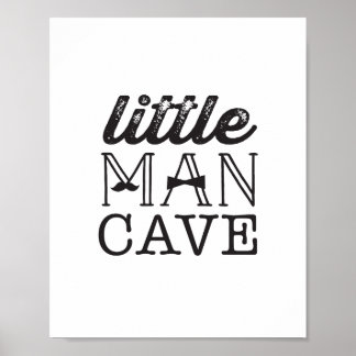 Mustache Pequeño Hombre Cave Niño Nursera Arte