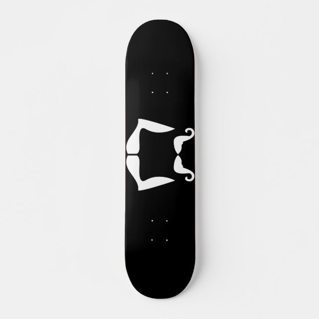 Mustache Skateboard (Anverso )