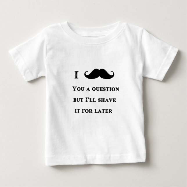 Mustache t Camisetas (Anverso)