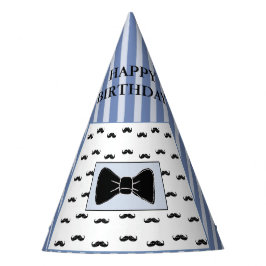 Mustache y Bow Tie Birthday Party Gorra
