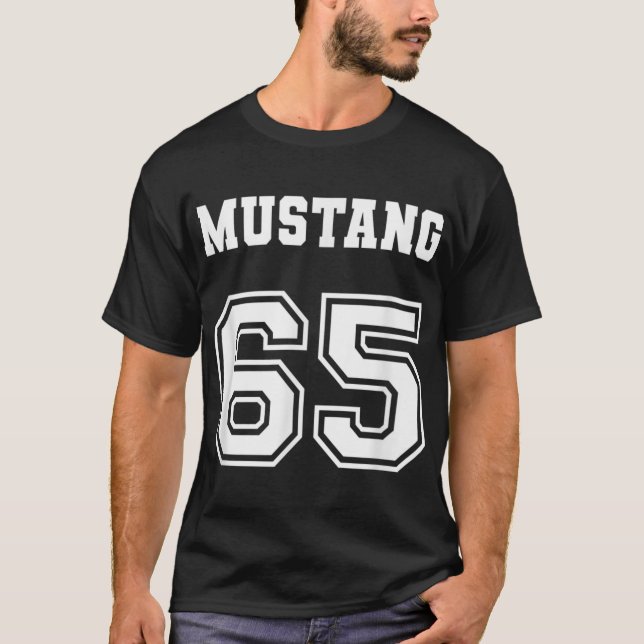 Mustang 65 1965 Horse Airplan estilo Jersey (Anverso)