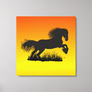 Mustang lienzo