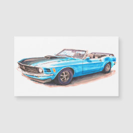 Mustang Magnet Azul 1970