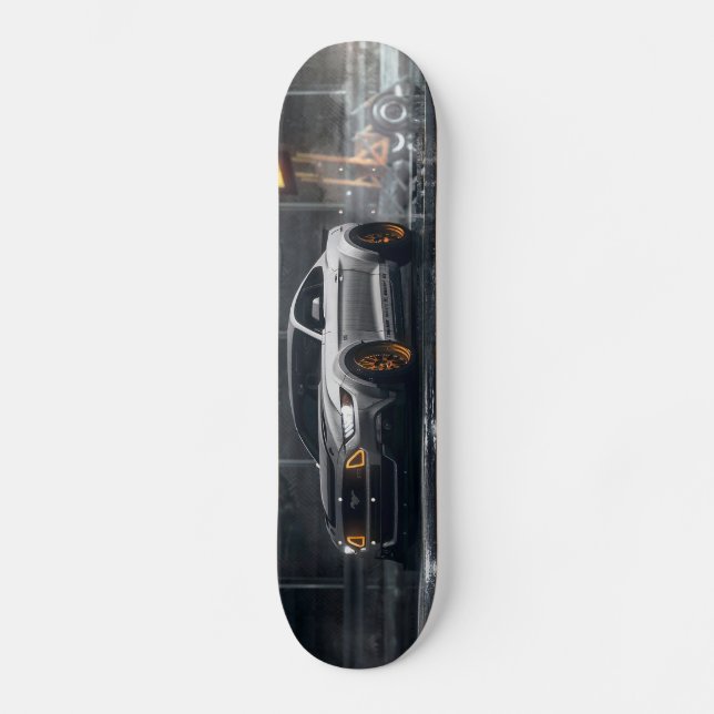 Mustang skateboard deck (Anverso)