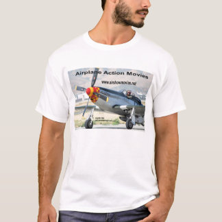 Mustango P-51 y la camiseta de los hombres cero